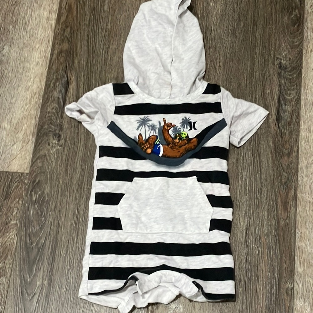 Hurley 6-9m onsie